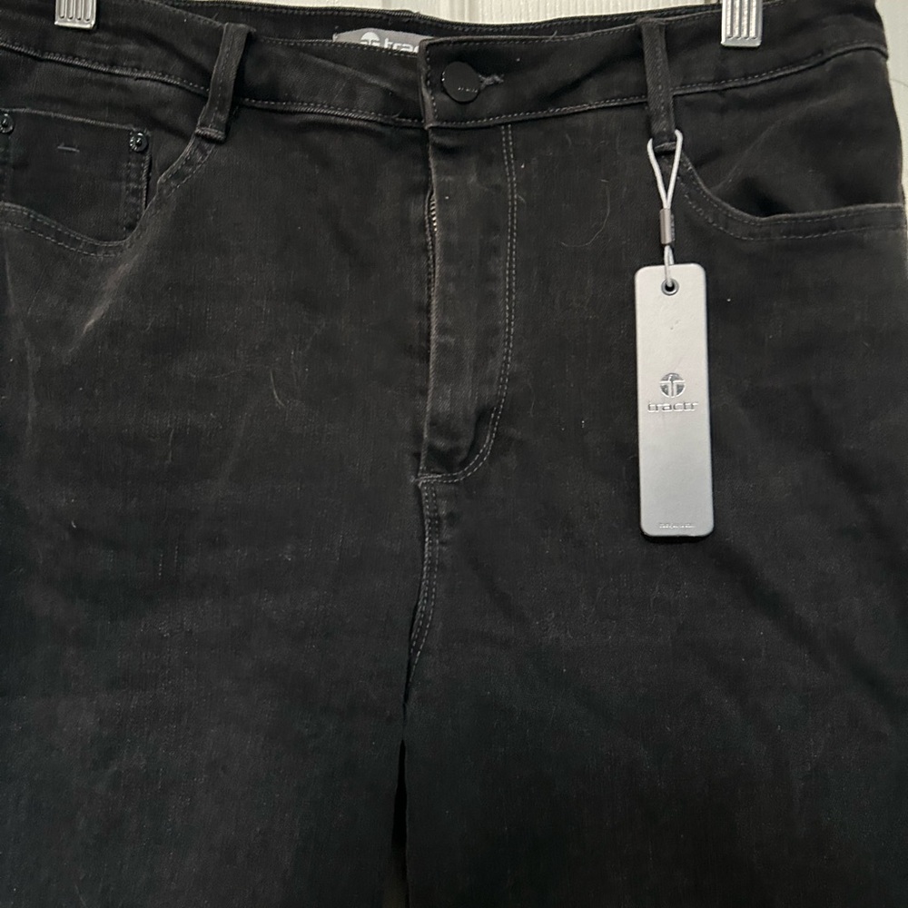 Distressed Black Jeans